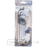 Súprava zahnutých kľúčov BGS 816 | dlhé | T-profil (pre Torx) | T10 - T50 | 9dielna Náhľad
