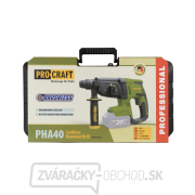 Aku vŕtacie kladivo Procraft PHA40bb-c (bez batérie a nabíjačky v kufri) | PHA40-bb-с náhled