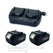 Sada dvoch 20V 4Ah batérií Procraft 20/4 a nabíjačky pre dve batérie 20/2 | S20-4/20-2 Sada dvoch 20V 4Ah batérií Procraft 20/4 a nabíjačky pre dve batérie 20/2 | S20-4/20-2 gallery main image