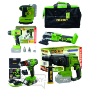 Procraft aku sada náradia 20V 6dielov 2 x batéria 2.0Ah s nabíjačkou | MAXISET2 Procraft aku sada náradia 20V 6dielov 2 x batéria 2.0Ah s nabíjačkou | MAXISET2 gallery main image