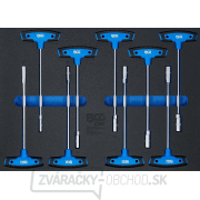 Vložka do dielenského vozíka 3/3: sada nástrčných kľúčov s T-rukoväťou BGS 4192 | 9dielna Vložka do dielenského vozíka 3/3: sada nástrčných kľúčov s T-rukoväťou BGS 4192 | 9dielna gallery main image