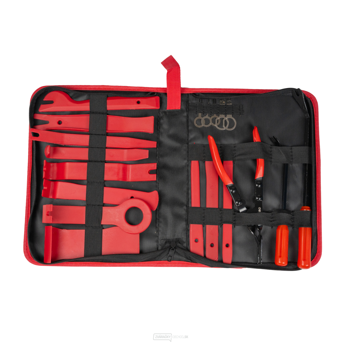 Súprava na demontáž automobilových obložení, panelov a vnútorných klipov Matabro MB-8558 | 19ks Súprava na demontáž automobilových obložení, panelov a vnútorných klipov Matabro MB-8558 | 19ks gallery main image