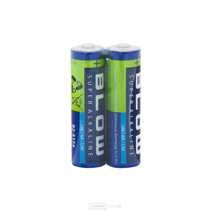 Batéria AA (LR6) alkalická BLOW Super Alkaline 2ks/shrink Batéria AA (LR6) alkalická BLOW Super Alkaline 2ks/shrink gallery main image