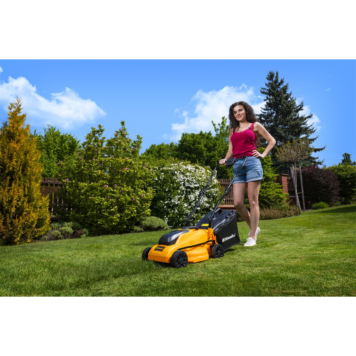 Riwall PRO RALM 3320i akumulátorová trávna kosačka 20 V (bez batérie a nabíjačky) Náhľad