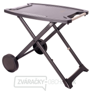 Riwall PRO RGG 20 Compact SET prenosný plynový gril 4,2 kW s dvoma horákmi a pojazdným skladacím stolíkom Náhľad