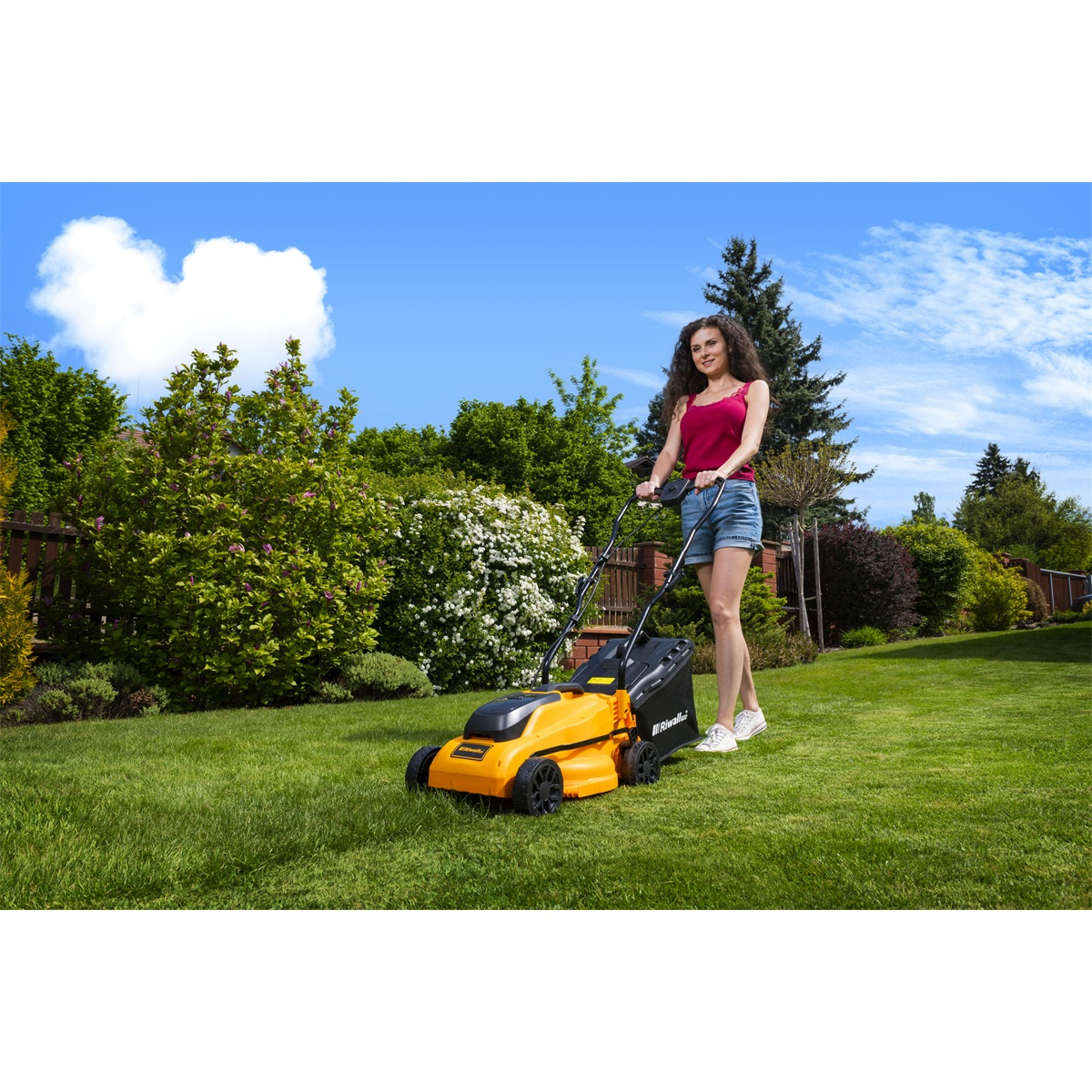 Riwall PRO RALM 3320i set akumulátorová trávna kosačka + 1x 4Ah batéria + 1x nabíjačka 20 V Náhľad