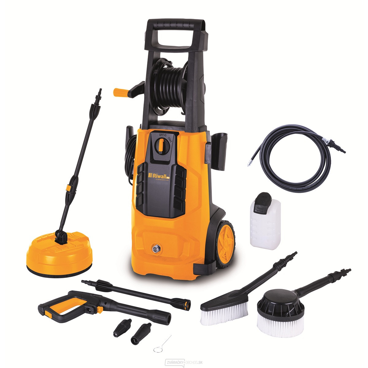 Riwall PRO REPW 180 SET elektrická tlaková umývačka 180 bar s príslušenstvom