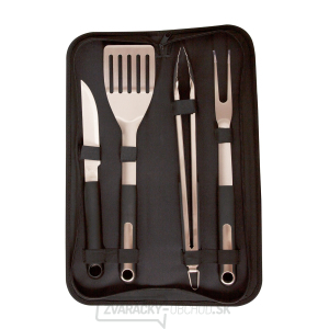 Riwall PRO RBBQ 4B SET 4-dielna prémiová nerezová sada grilovacieho náradia Riwall PRO RBBQ 4B SET 4-dielna prémiová nerezová sada grilovacieho náradia gallery main image