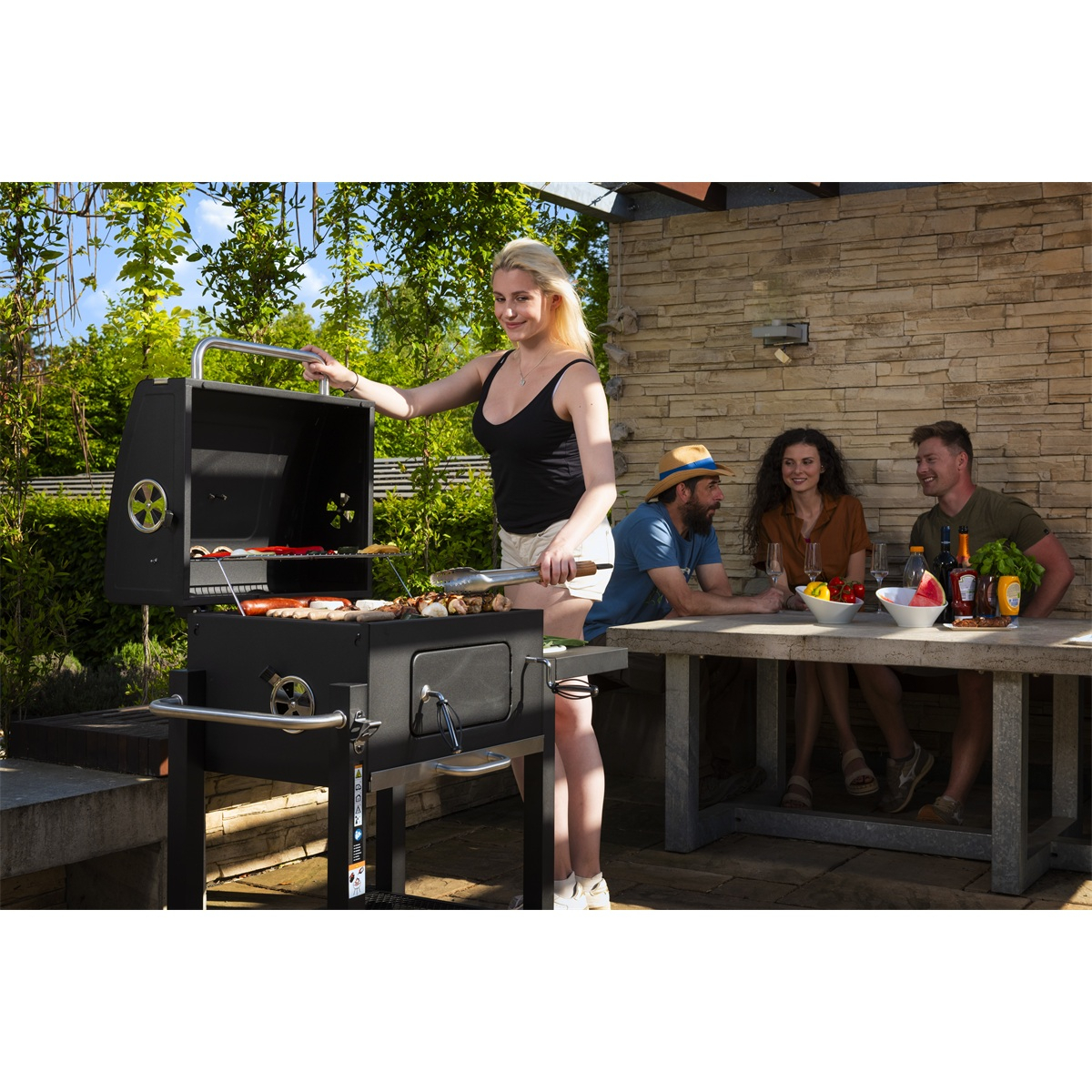 Riwall PRO RCG 60 gril na drevené uhlie Riwall PRO Náhľad