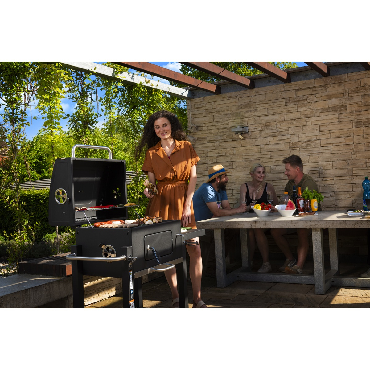 Riwall PRO RCG 60 gril na drevené uhlie Riwall PRO Náhľad