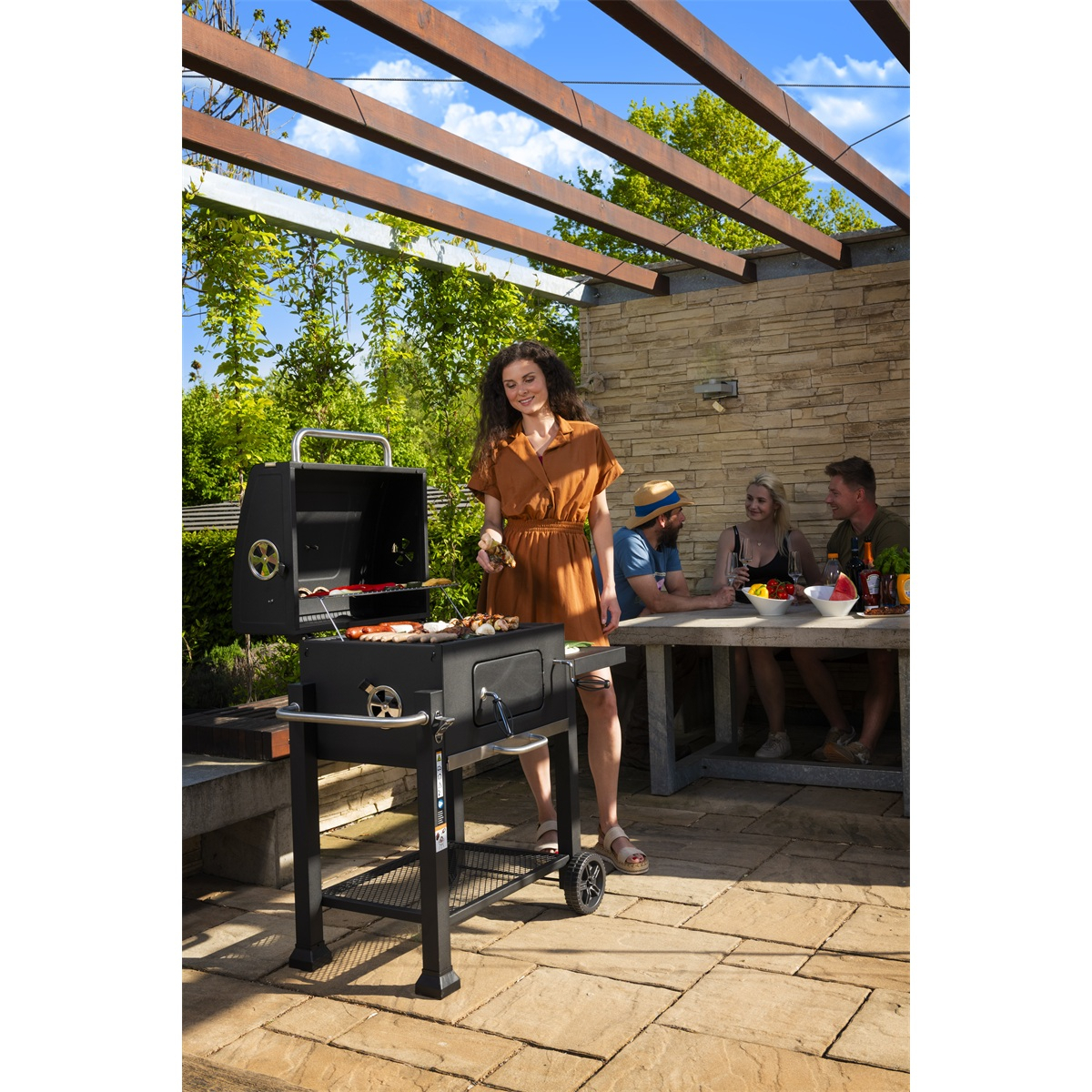 Riwall PRO RCG 60 gril na drevené uhlie Riwall PRO Náhľad