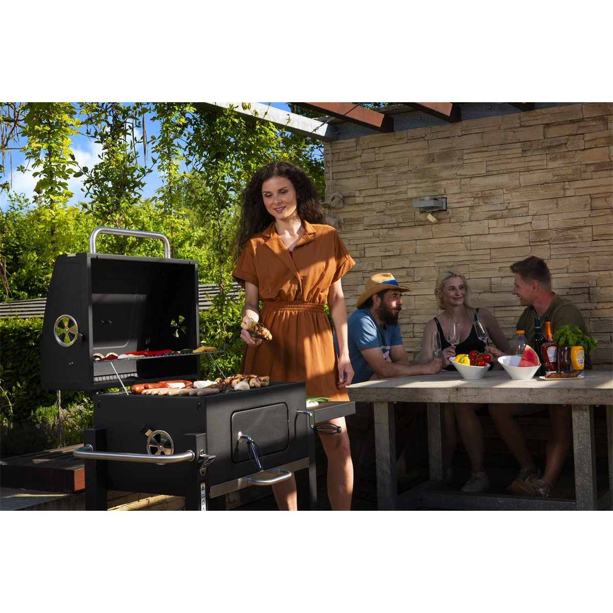Riwall PRO RCG 60 gril na drevené uhlie Riwall PRO Náhľad