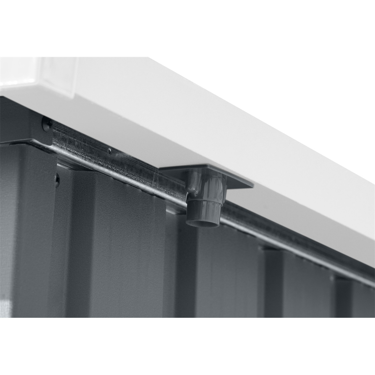 Riwall PRO RMSP 9x8 Anthracite LUX záhradný domček kovový 2,4 x 2,8 ms pultovou strechou antracit Náhľad