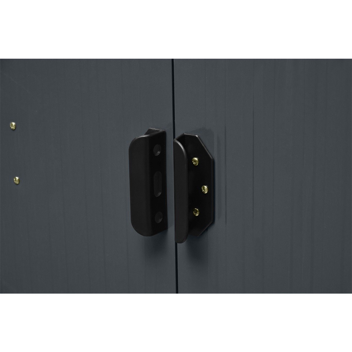 Riwall PRO RMSP 9x8 Anthracite LUX záhradný domček kovový 2,4 x 2,8 ms pultovou strechou antracit Náhľad