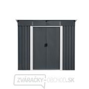 Riwall PRO RMSP 9x8 Anthracite LUX záhradný domček kovový 2,4 x 2,8 ms pultovou strechou antracit Náhľad