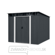Riwall PRO RMSP 9x8 Anthracite LUX záhradný domček kovový 2,4 x 2,8 ms pultovou strechou antracit Riwall PRO RMSP 9x8 Anthracite LUX záhradný domček kovový 2,4 x 2,8 ms pultovou strechou antracit náhled