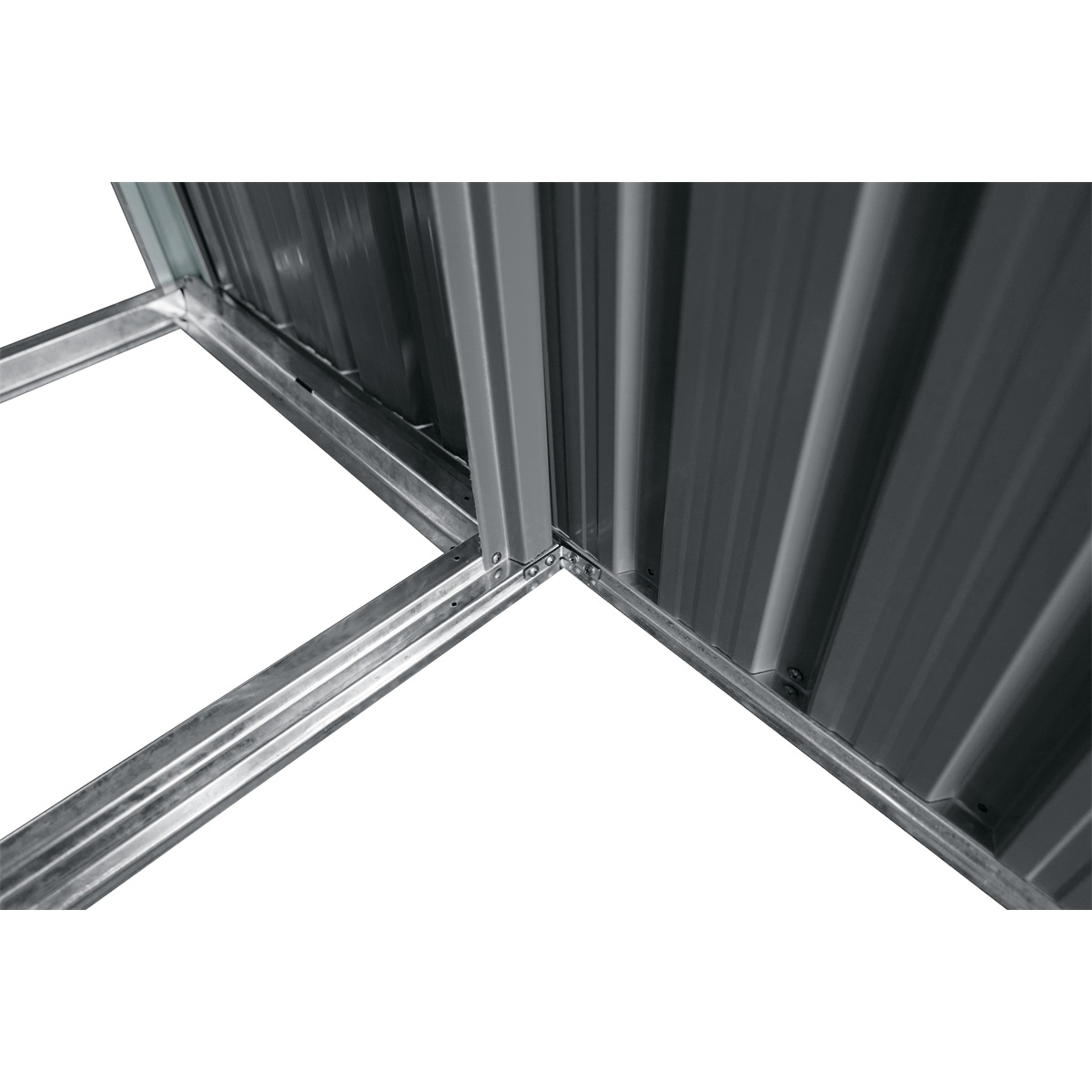 Riwall PRO RMWS 3x9 Anthracite prístrešok na drevo s kôlňou 2,7 x 1,6 ms pultovou strechou antracit Náhľad