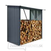 Riwall PRO RMWS 3x7 Anthracite prístrešok na drevo 2 x 1,5 ms pultovou strechou antracit Náhľad