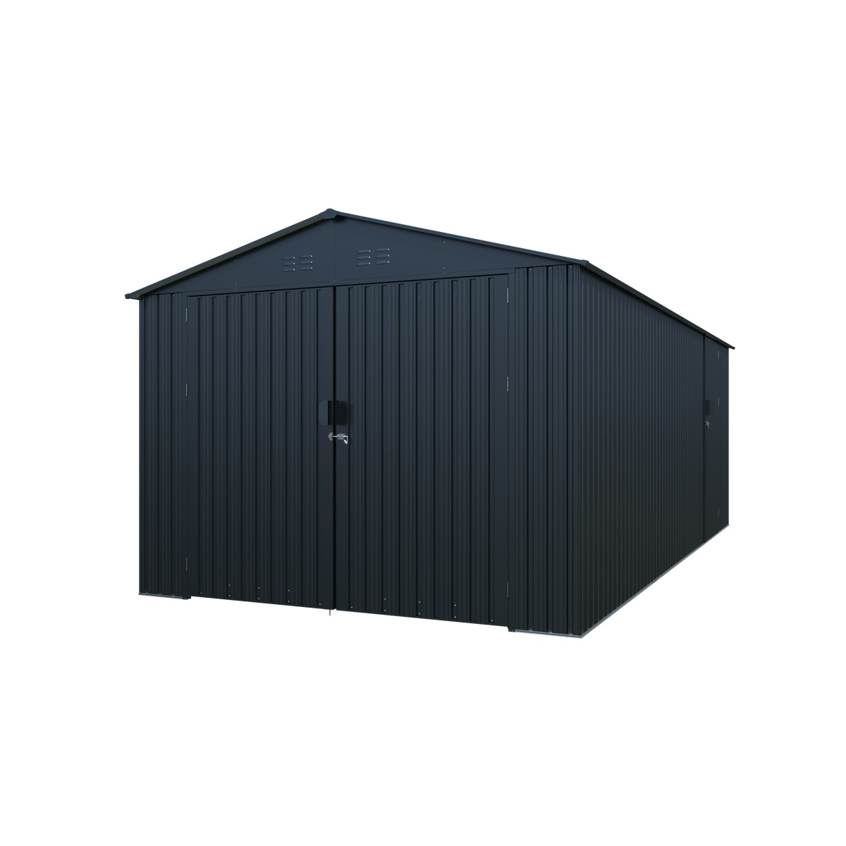 Riwall PRO RMCG 20x10 Anthracite kovová garáž 3 x 6 m so sedlovou strechou Antracit Náhľad