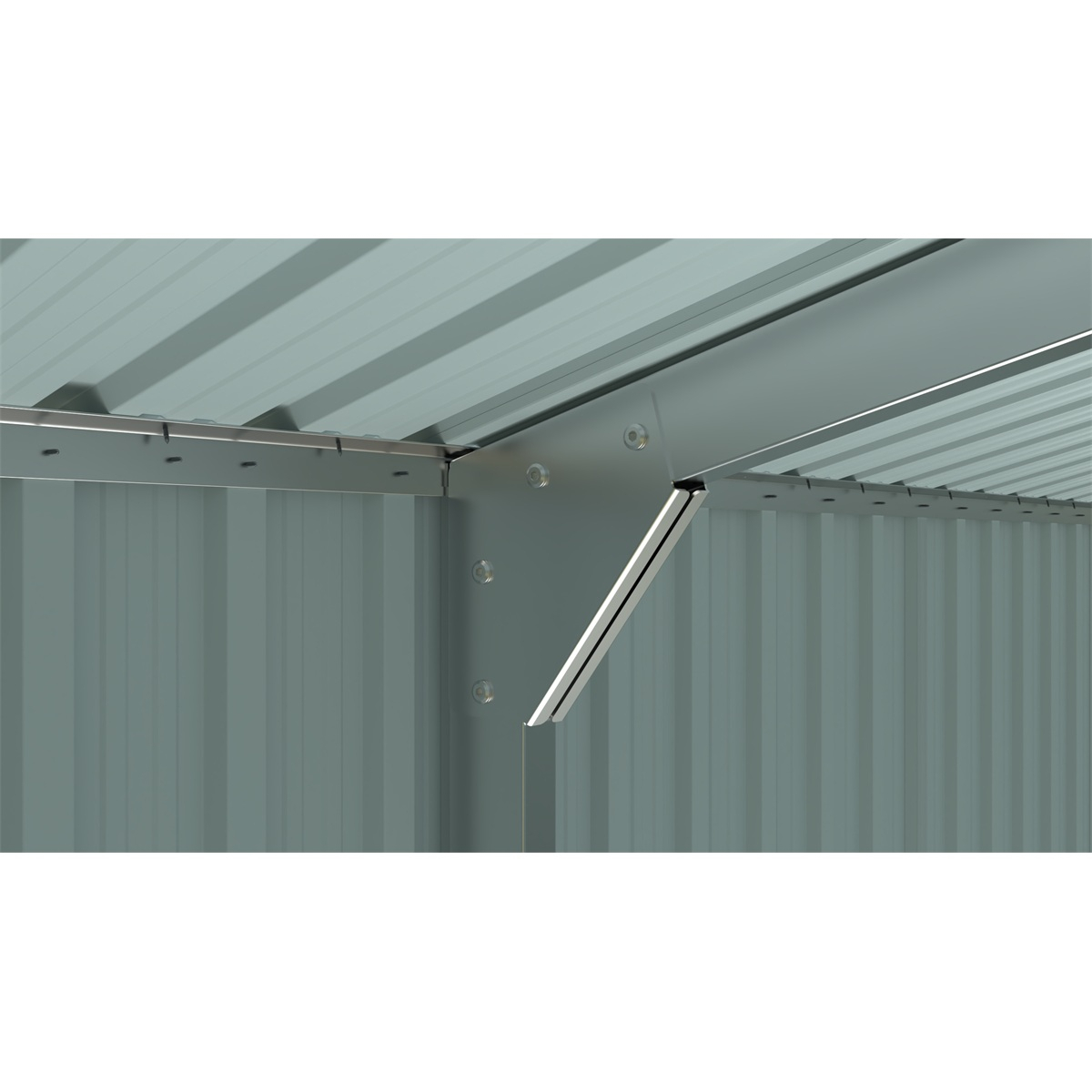 Riwall PRO RMCG 20x10 Anthracite kovová garáž 3 x 6 m so sedlovou strechou Antracit Náhľad