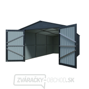 Riwall PRO RMCG 20x10 Anthracite kovová garáž 3 x 6 m so sedlovou strechou Antracit Náhľad