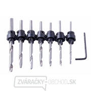 Vrtáky so záhlbníkmi do dreva 7 ks Vrtáky so záhlbníkmi do dreva 7 ks gallery main image