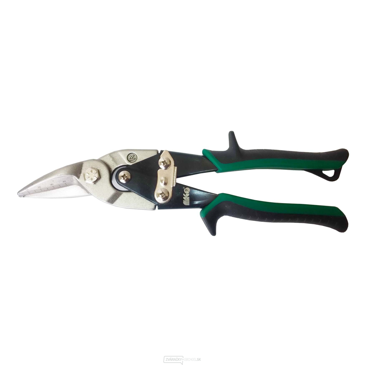 Nožnice na plech zelené - pravé