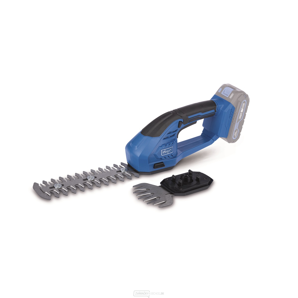 Scheppach C-HTGS200-X 20 V aku nožnice na trávu a kríky (bez batérie a nabíjačky)