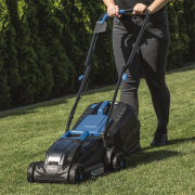 Akumulátorová kosačka Scheppach BC-MP320-X 20 V 3 v 1 + 1x 4Ah batéria + 1x nabíjačka Náhľad