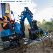 Scheppach EXC 815 - Minibagr náhled