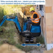 Scheppach EXC 815 - Minibagr náhled