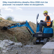 Scheppach EXC 815 - Minibagr náhled