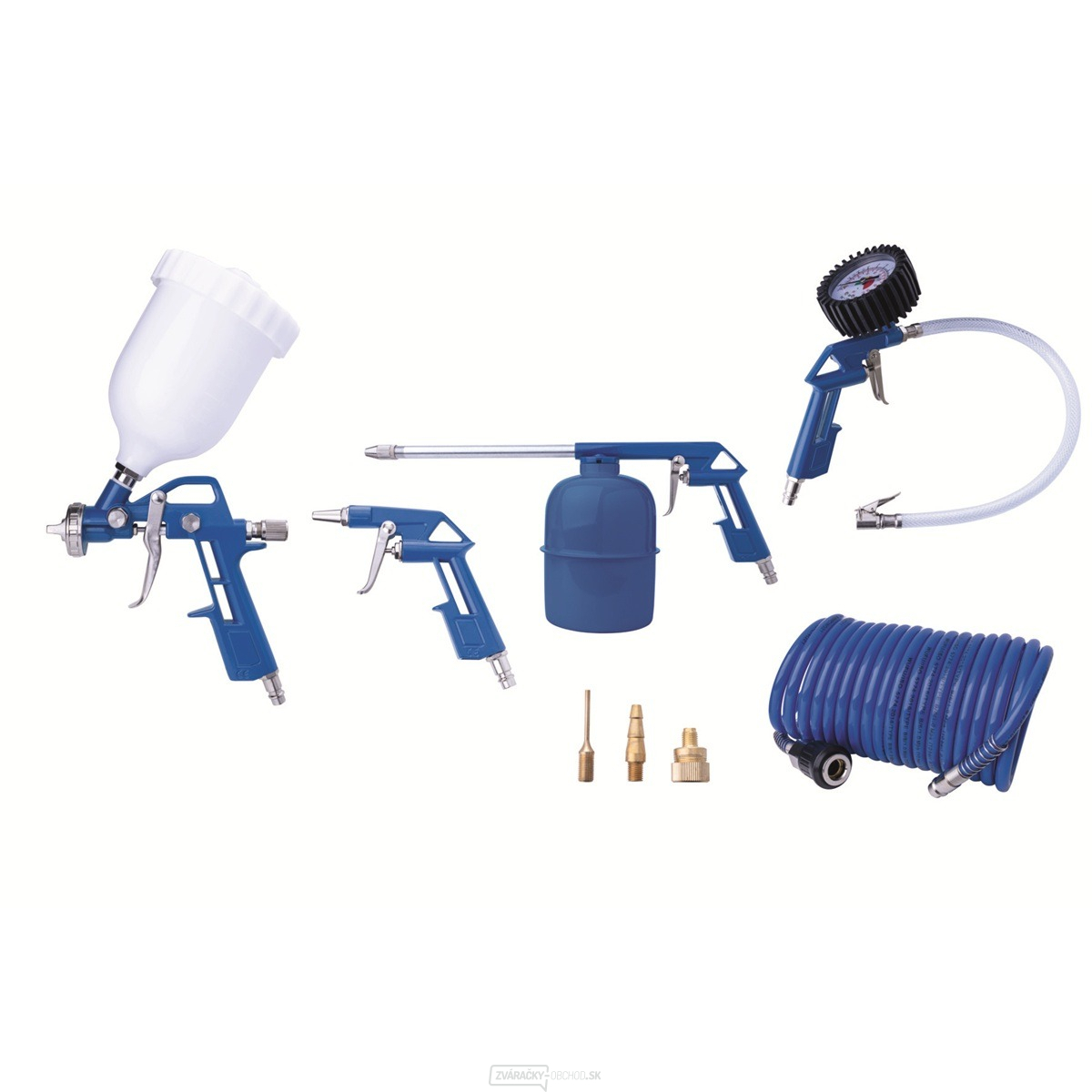 Scheppach 8-dielna sada príslušenstva ku kompresoru