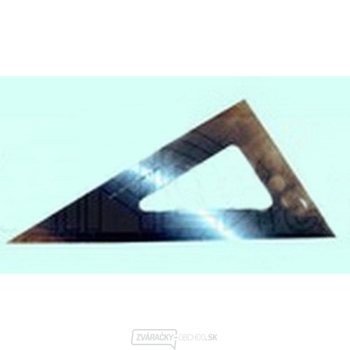 Trojuholník kovový KINEX 250mm, 30 °, 60 °, 90 °, ČSN 25 5162, ČSN 25 5163