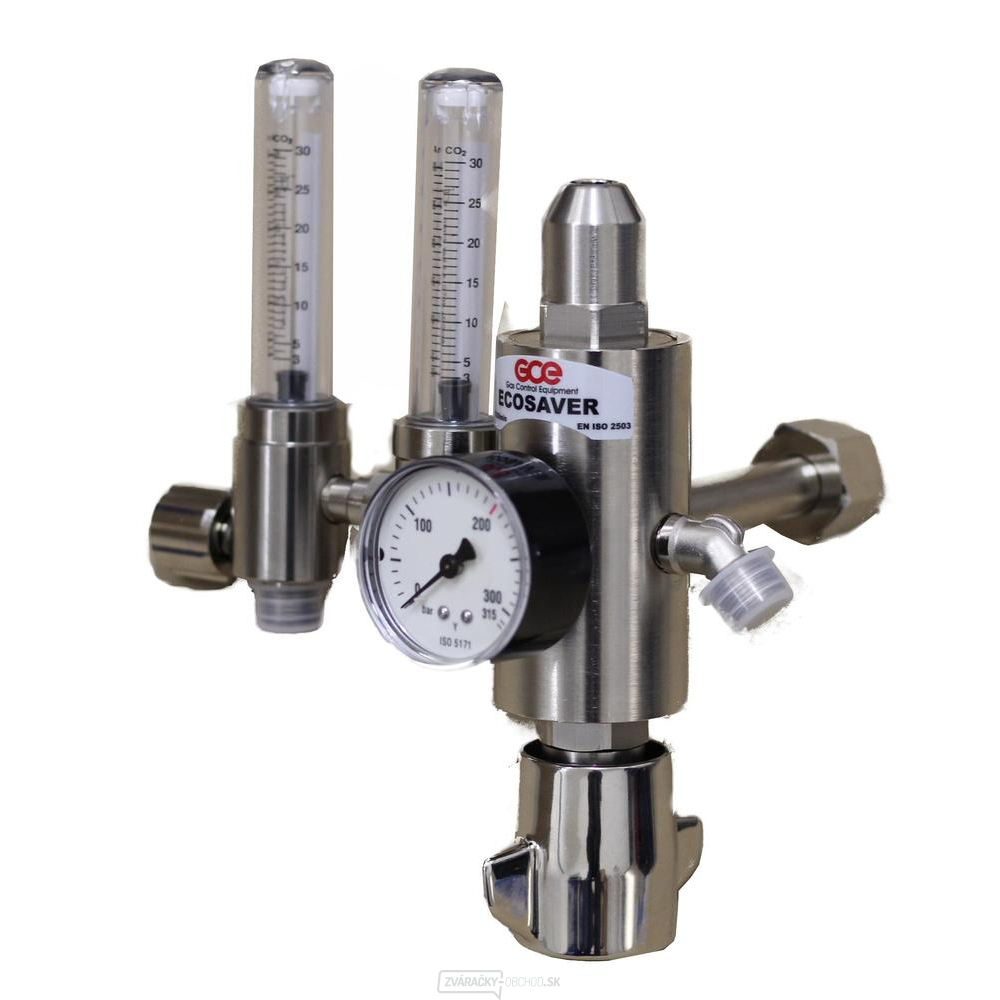 Úsporný plynový ventil ECOSAVER s 2 prietokomermi
