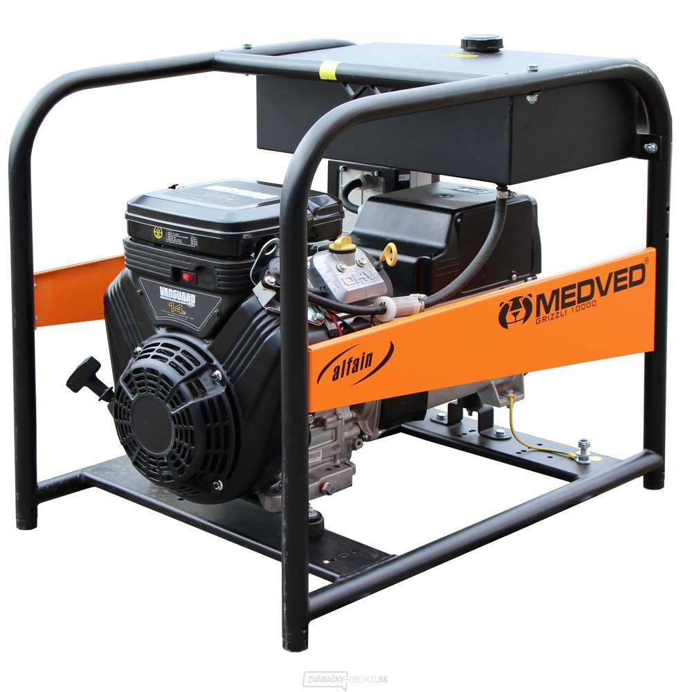 Elektrická elektráreň ARCTOS 10000 V CCL MBZSoJ 15l nádrž, zvýšený rám čierna