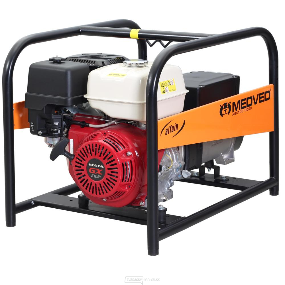 Elektrická elektráreň ARCTOS 9000 H AVR oAZSAo (motor iGX 390), 21l nádrž, zvýšený rám