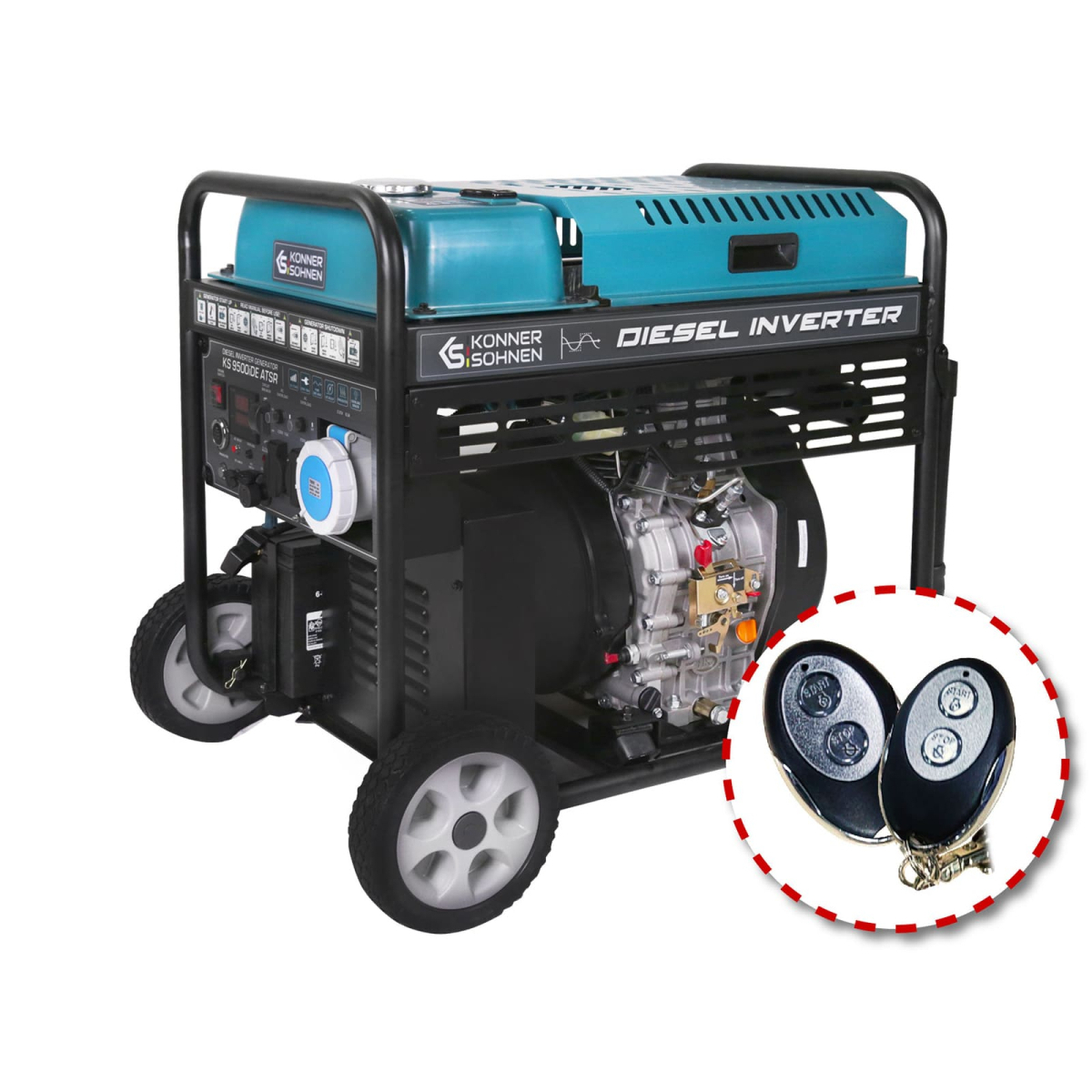 E-shop Könner & Söhnen Dieselová-Invertorová elektrocentrála KS 9500iDE ATSR 95007
