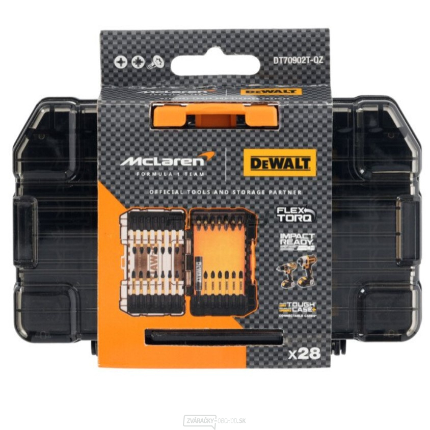 Dewalt McLaren 28dielna sada príslušenstva FLEXTORQ v puzdre Tough Case DT70902T