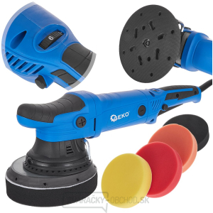 DUAL ACTION leštička na auto s úpravou 150mm GEKO PREMIUM + sada 4 hubiek (4) DUAL ACTION leštička na auto s úpravou 150mm GEKO PREMIUM + sada 4 hubiek (4) gallery main image
