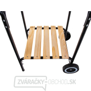 Gril na drevené uhlie s krytom a nastavením roštu - rošt 40x40cm (1) náhled