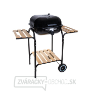 Gril na drevené uhlie s krytom a nastavením roštu - rošt 40x40cm (1) náhled