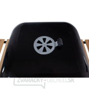 Gril na drevené uhlie s krytom a nastavením roštu - rošt 40x40cm (1) náhled