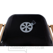 Gril na drevené uhlie s krytom a nastavením roštu - rošt 40x40cm (1) náhled