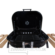 Gril na drevené uhlie s krytom a nastavením roštu - rošt 40x40cm (1) náhled