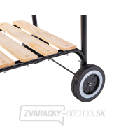 Gril na drevené uhlie s krytom a nastavením roštu - rošt 40x40cm (1) náhled