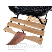 Gril na drevené uhlie s krytom a nastavením roštu - rošt 40x40cm (1) náhled