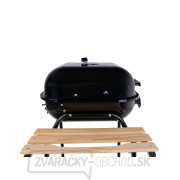 Gril na drevené uhlie s krytom a nastavením roštu - rošt 40x40cm (1) náhled
