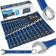 Leštené vidlicové kľúče s gumovou protišmykovou rukoväťou 6-32mm 25 ks. CRV (4) Leštené vidlicové kľúče s gumovou protišmykovou rukoväťou 6-32mm 25 ks. CRV (4) gallery main image