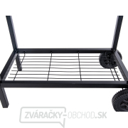 Sudový gril na drevené uhlie s vekom - rošt 71x35cm (1) náhled